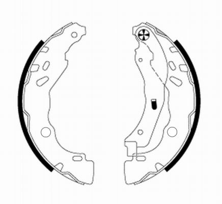 MINTEX Комплект тормозных колодок MFR692