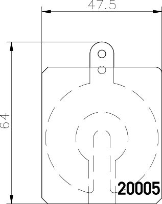 MINTEX stabdžių trinkelių rinkinys, diskinis stabdys MGB704