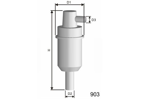 MISFAT Топливный фильтр E013