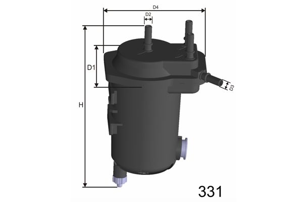 MISFAT Топливный фильтр F113A