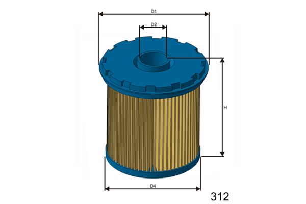 MISFAT kuro filtras F117