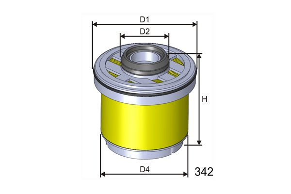 MISFAT kuro filtras F139