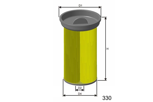 MISFAT kuro filtras F171