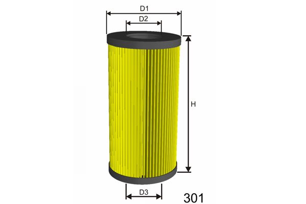 MISFAT alyvos filtras L002