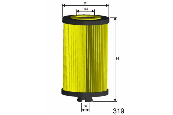 MISFAT alyvos filtras L007