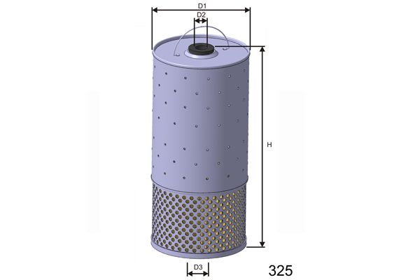 MISFAT alyvos filtras L499
