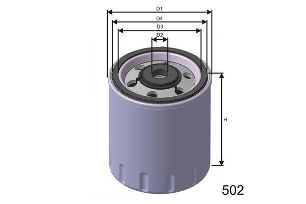 MISFAT kuro filtras M321