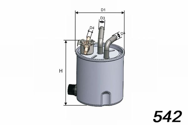 MISFAT Топливный фильтр M330