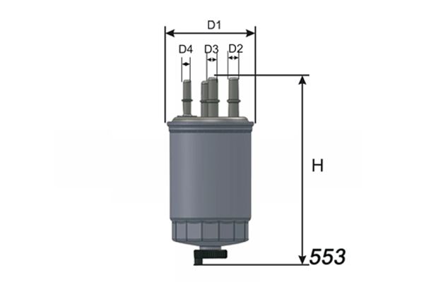 MISFAT kuro filtras M331