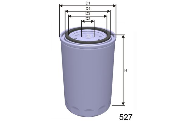 MISFAT Топливный фильтр M349