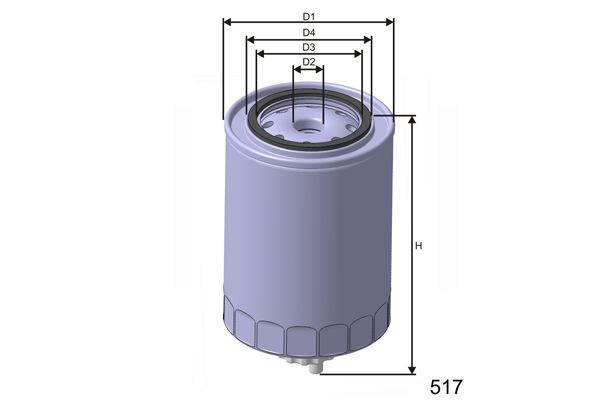 MISFAT Топливный фильтр M350