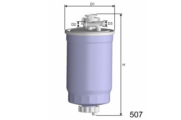 MISFAT kuro filtras M365A
