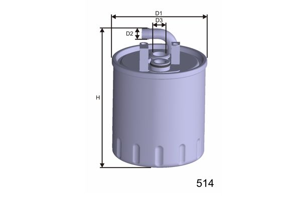 MISFAT kuro filtras M416