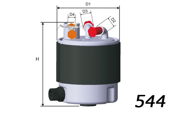 MISFAT Топливный фильтр M505