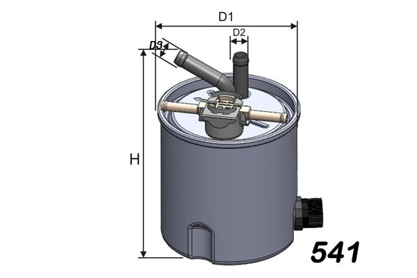 MISFAT kuro filtras M556