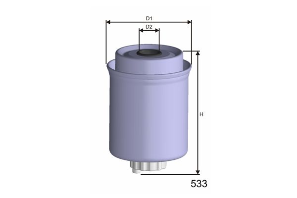 MISFAT Топливный фильтр M622