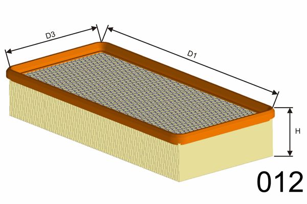 MISFAT oro filtras P034