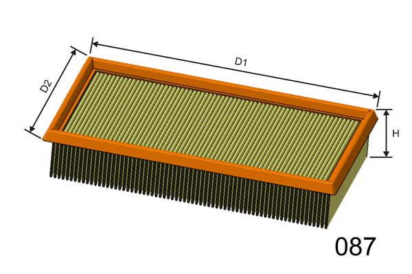 MISFAT oro filtras P186