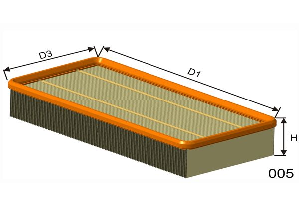 MISFAT oro filtras P201