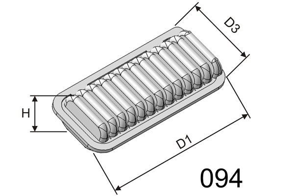 MISFAT oro filtras P247