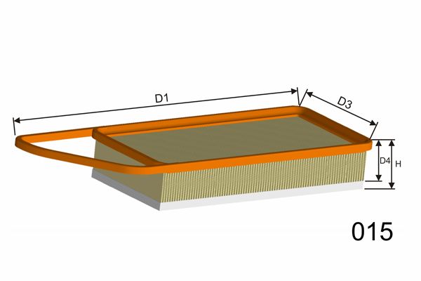 MISFAT oro filtras P420A