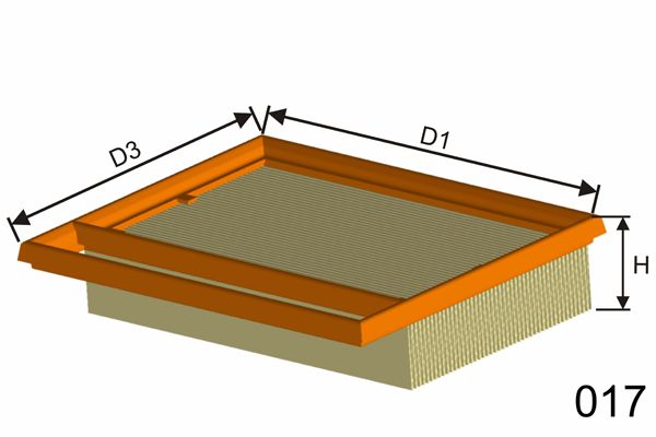 MISFAT oro filtras P443