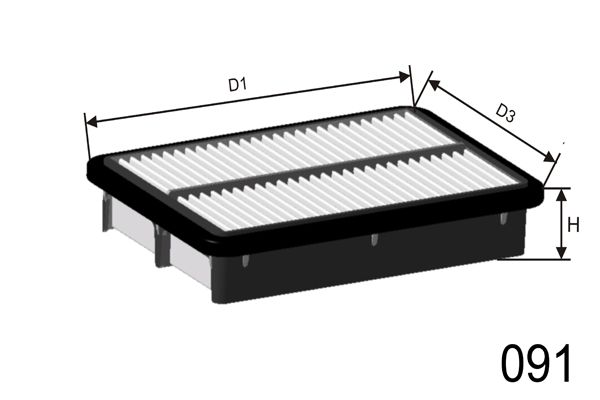 MISFAT oro filtras P457