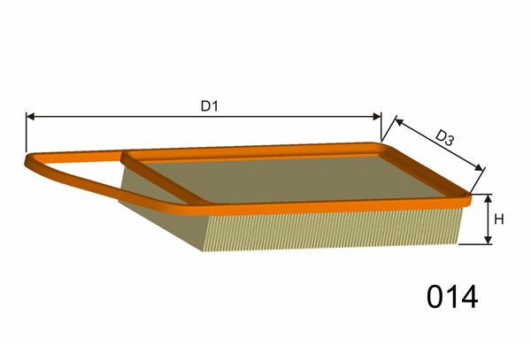 MISFAT oro filtras P470