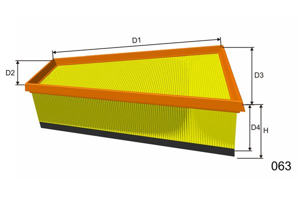 MISFAT oro filtras P472