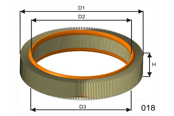 MISFAT oro filtras P806