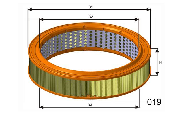 MISFAT oro filtras R1025