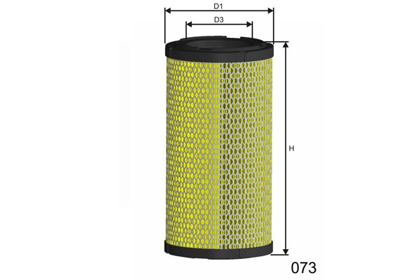 MISFAT oro filtras R1054