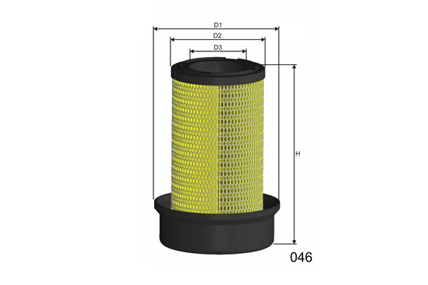 MISFAT oro filtras R345