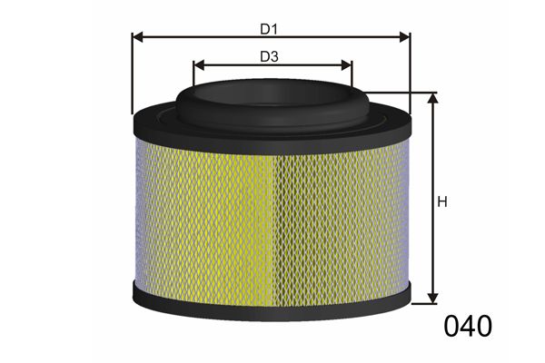 MISFAT oro filtras R436