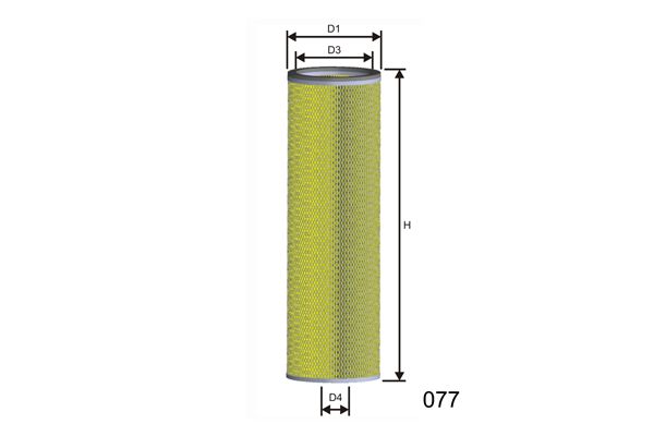 MISFAT antrinis oro filtras R453