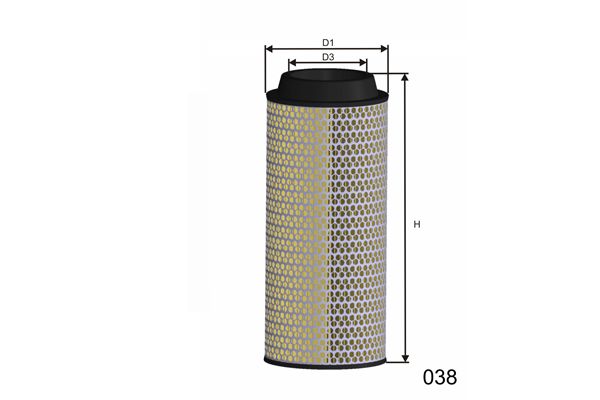MISFAT oro filtras R487