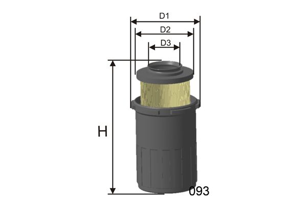 MISFAT oro filtras R521