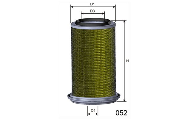 MISFAT oro filtras R839