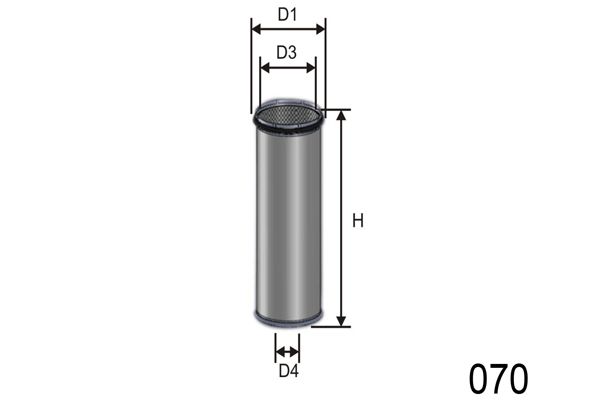 MISFAT antrinis oro filtras R979