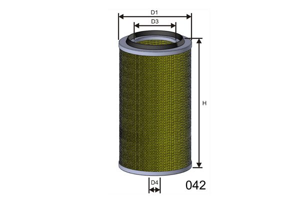 MISFAT antrinis oro filtras RM872