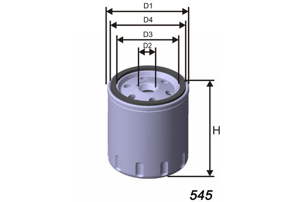 MISFAT alyvos filtras Z131B