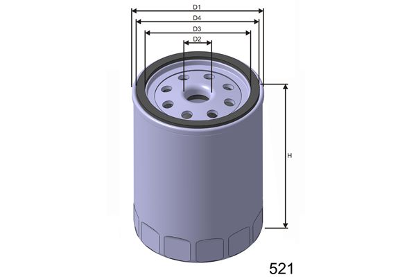 MISFAT alyvos filtras Z232