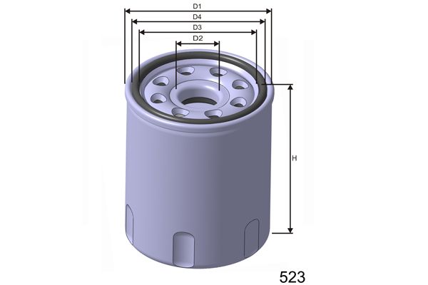 MISFAT Масляный фильтр Z253