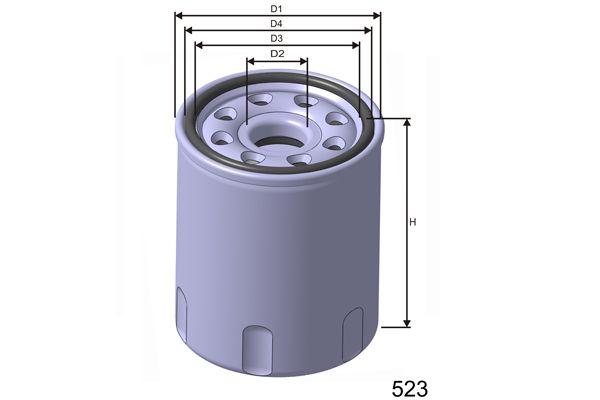 MISFAT Масляный фильтр Z255