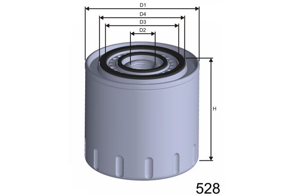 MISFAT Масляный фильтр Z313