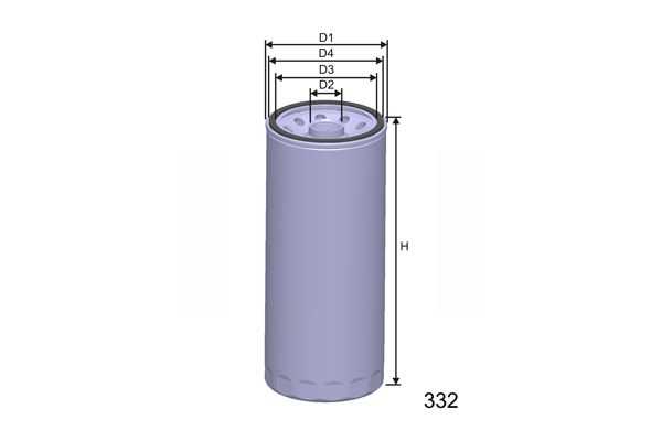 MISFAT alyvos filtras Z411