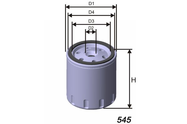 MISFAT Масляный фильтр Z415