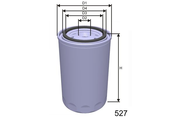 MISFAT alyvos filtras Z469