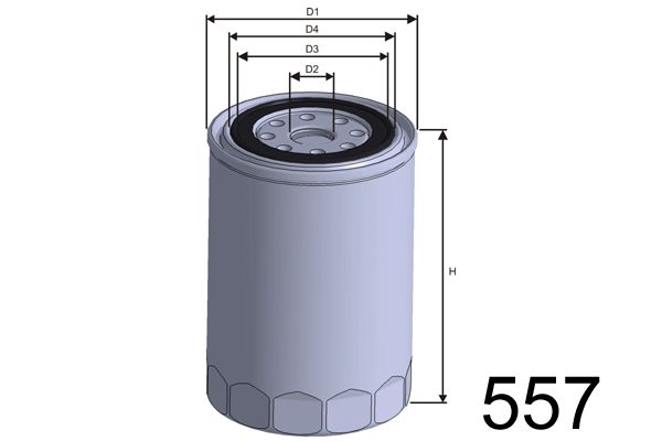 MISFAT Масляный фильтр Z631