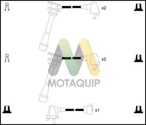 MOTAQUIP Комплект проводов зажигания LDRL1043